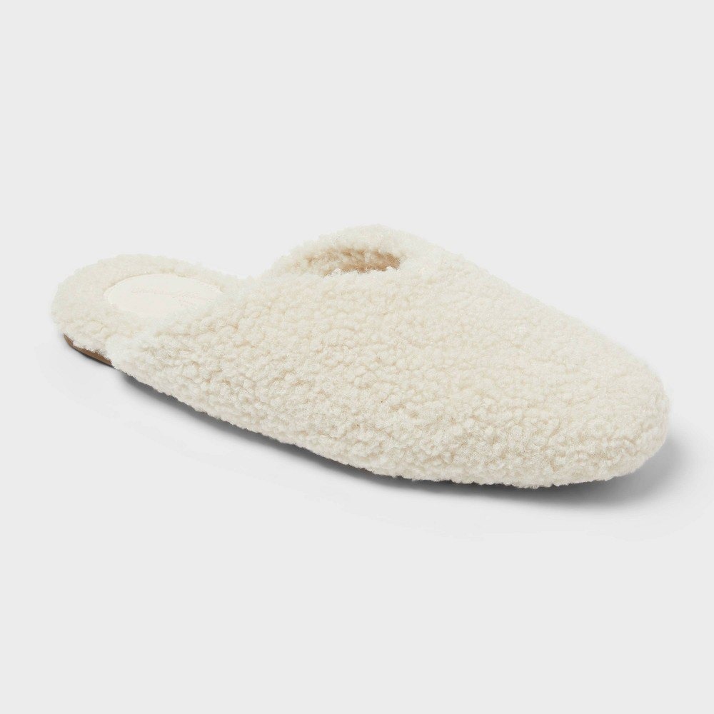 Women's Slippers by Universal Thread Kylar Off‎ White Size 6 New With Tags